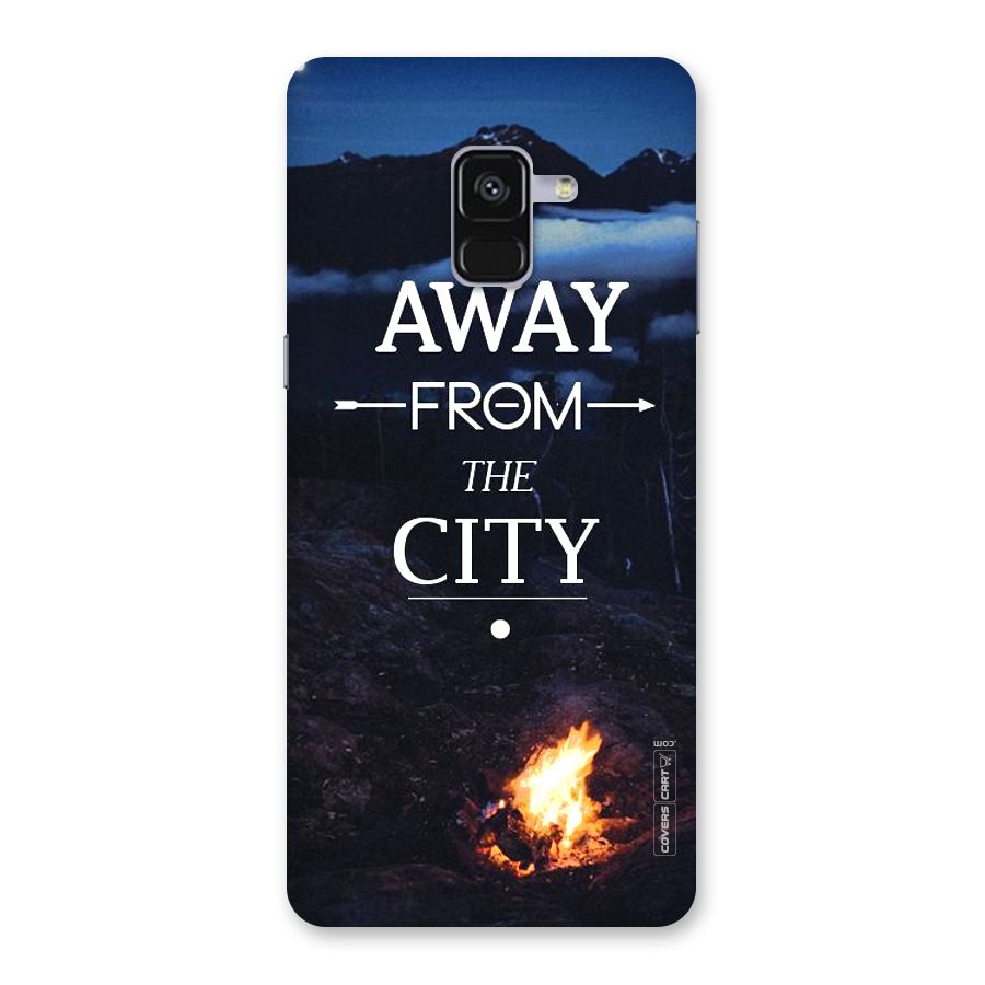 Away From City Back Case for Galaxy A8 Plus