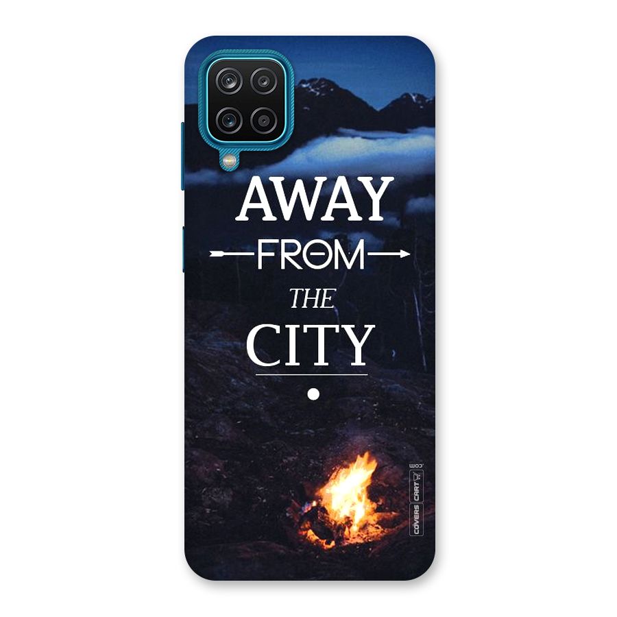 Away From City Back Case for Galaxy M12