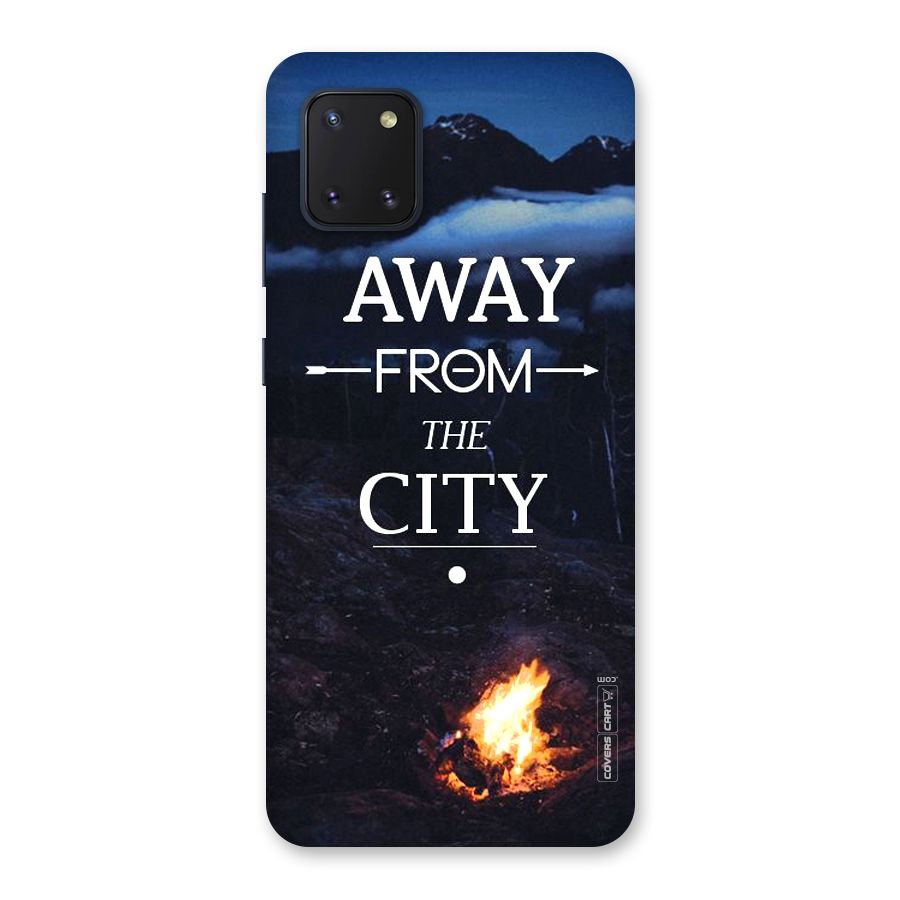 Away From City Back Case for Galaxy Note 10 Lite