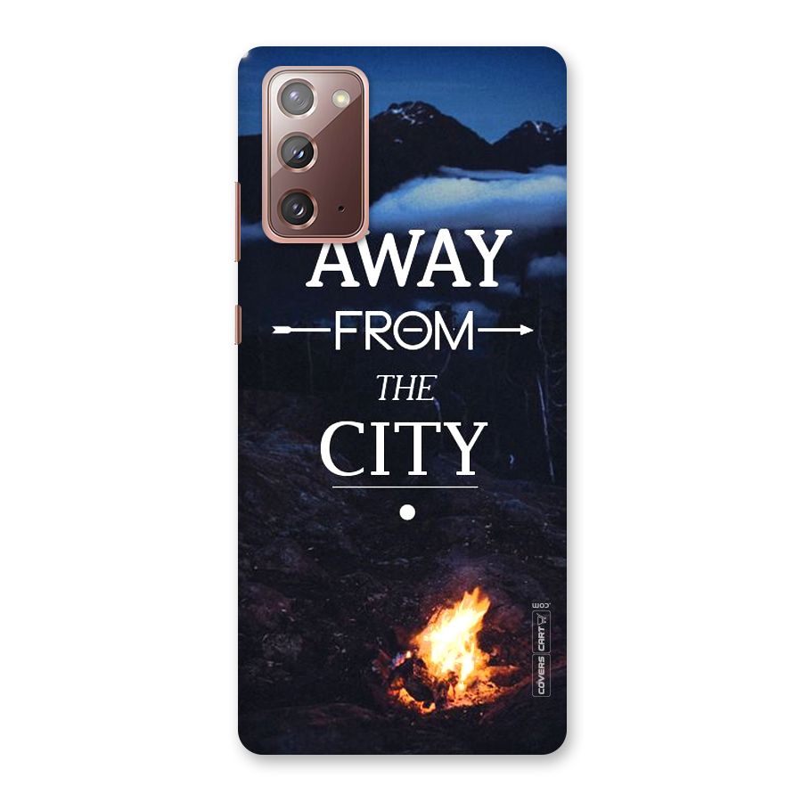 Away From City Back Case for Galaxy Note 20