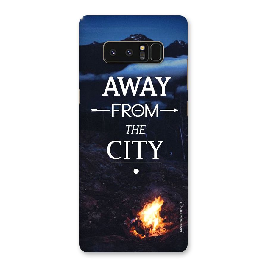 Away From City Back Case for Galaxy Note 8