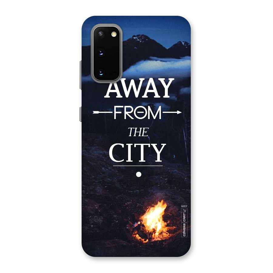 Away From City Back Case for Galaxy S20