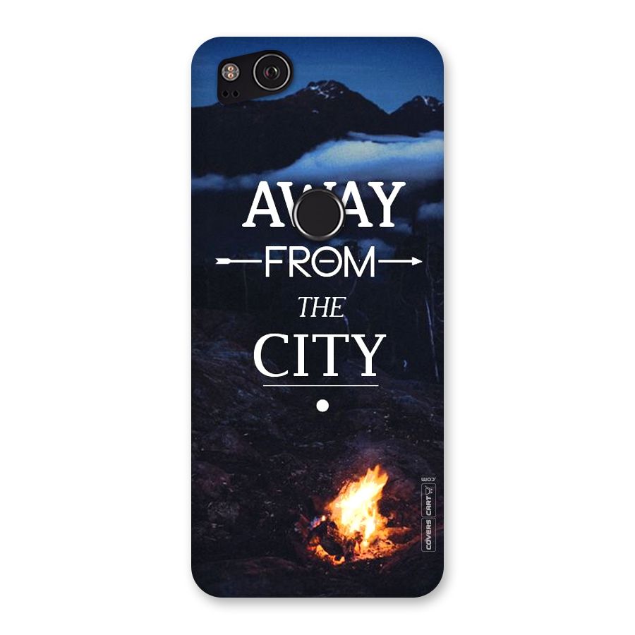 Away From City Back Case for Google Pixel 2
