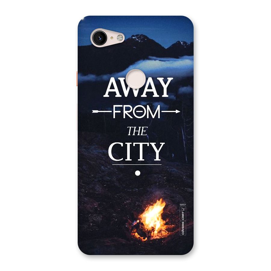 Away From City Back Case for Google Pixel 3 XL