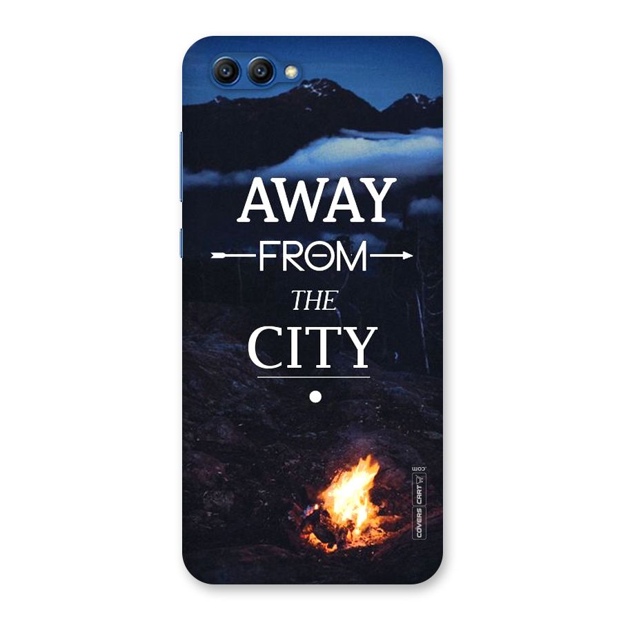 Away From City Back Case for Honor View 10