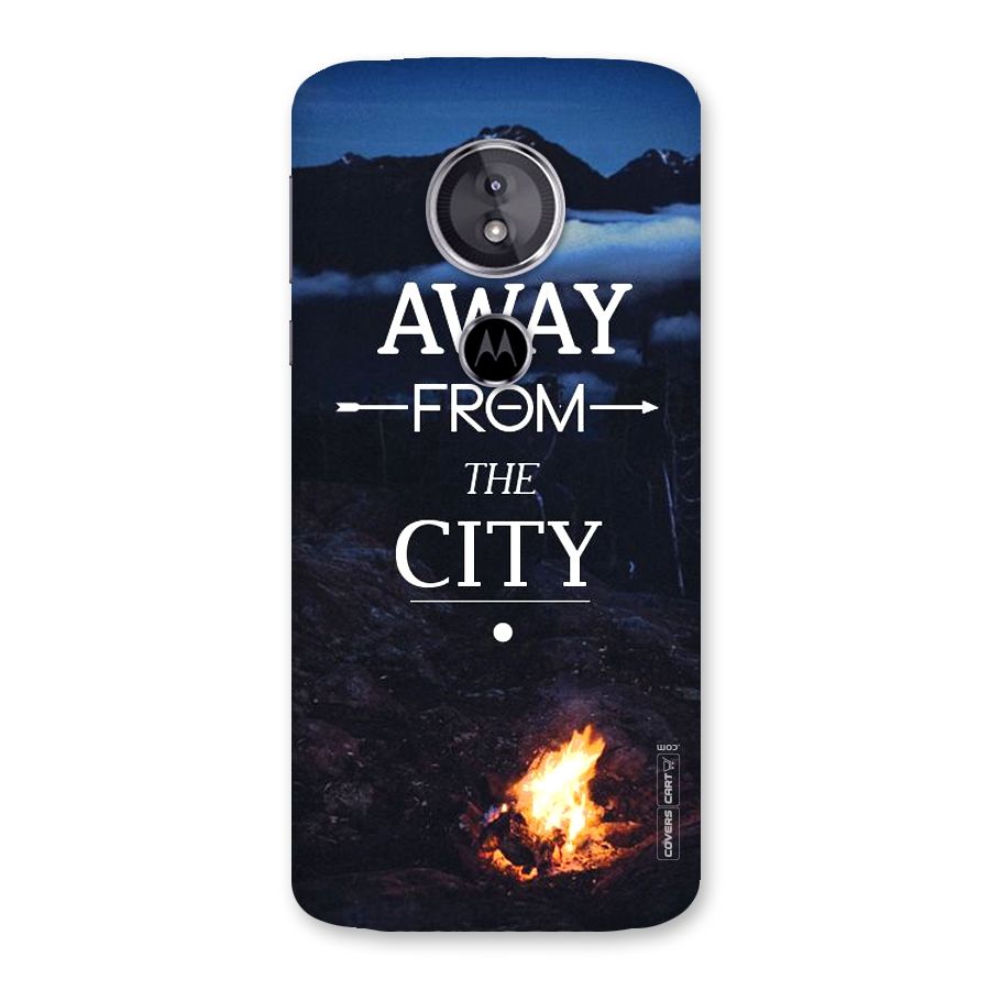 Away From City Back Case for Moto E5