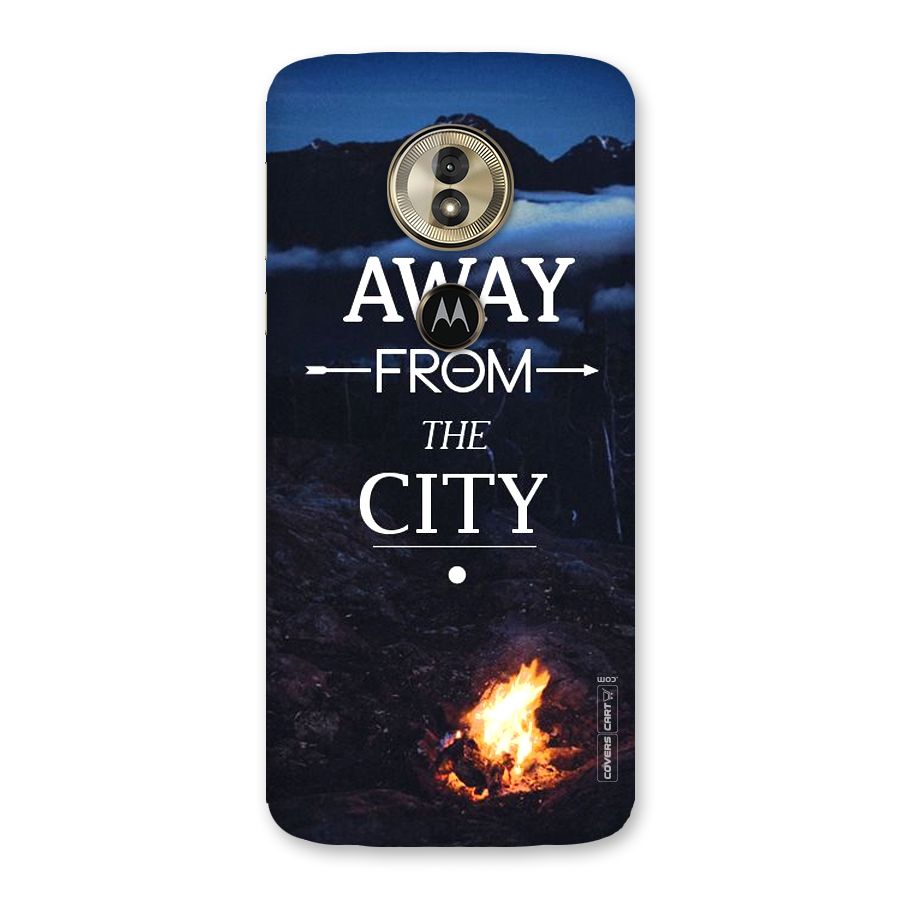 Away From City Back Case for Moto G6 Play