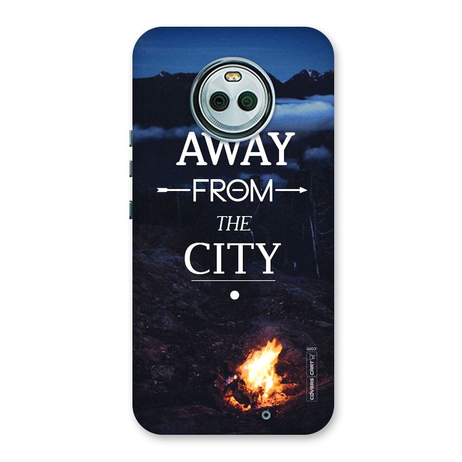 Away From City Back Case for Moto X4