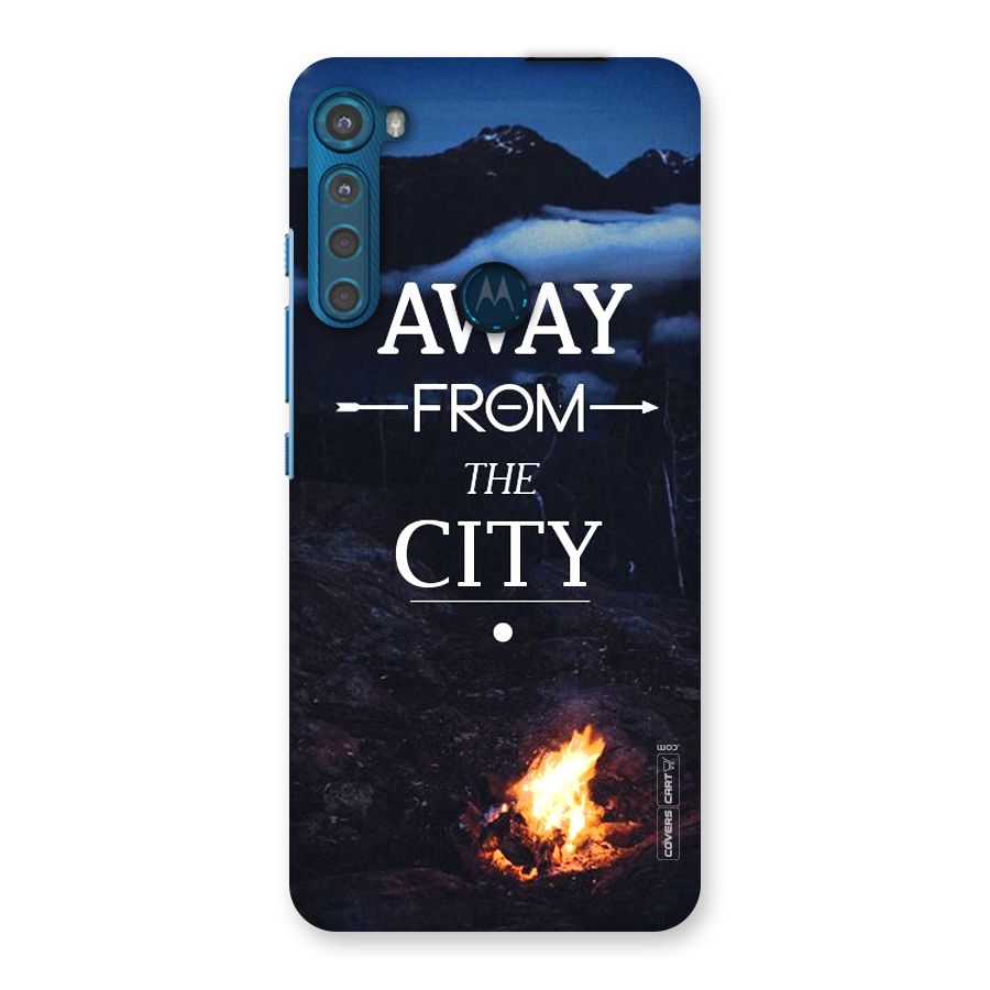 Away From City Back Case for Motorola One Fusion Plus