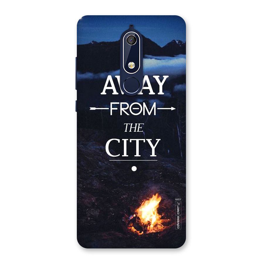 Away From City Back Case for Nokia 5.1