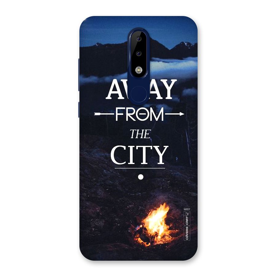 Away From City Back Case for Nokia 5.1 Plus