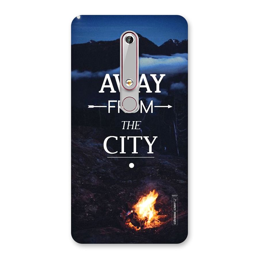 Away From City Back Case for Nokia 6.1