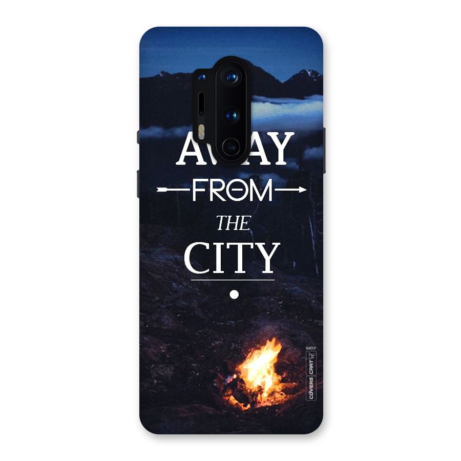 Away From City Back Case for OnePlus 8 Pro