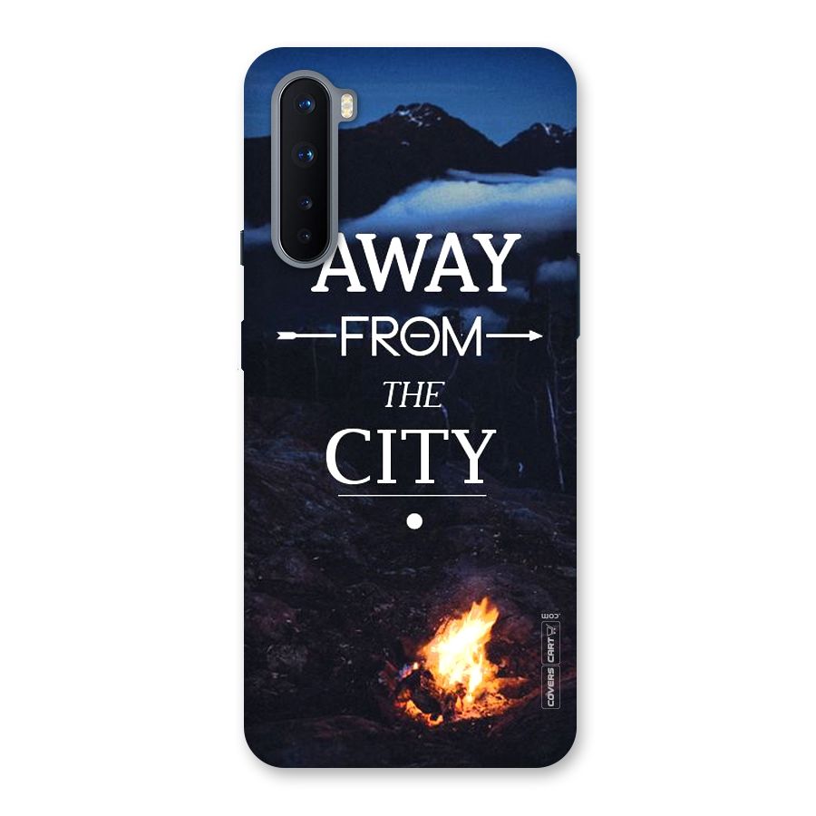 Away From City Back Case for OnePlus Nord