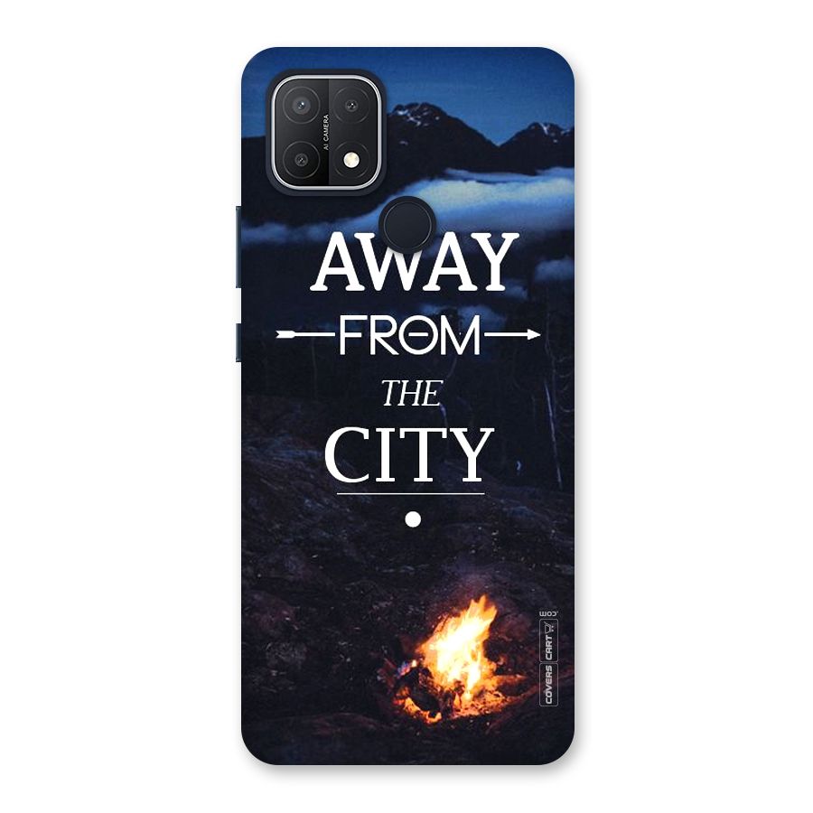 Away From City Back Case for Oppo A15