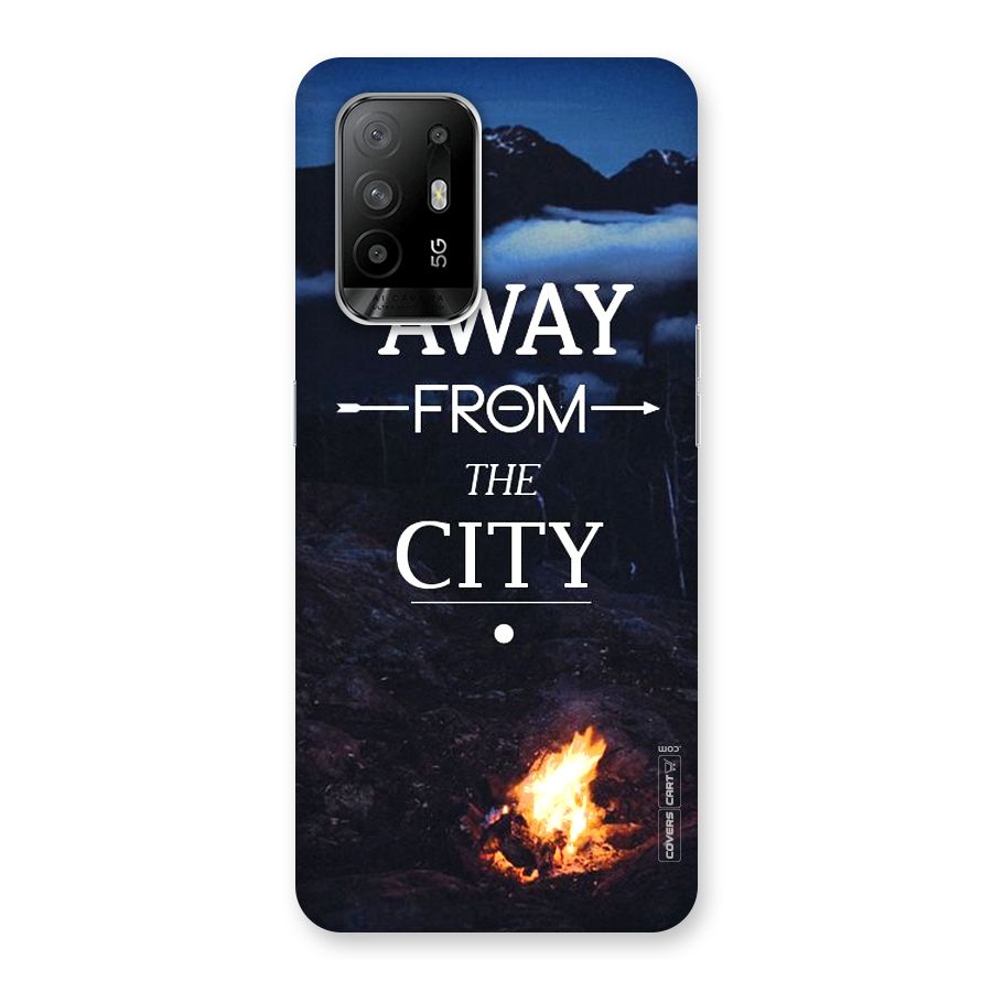 Away From City Back Case for Oppo F19 Pro Plus 5G