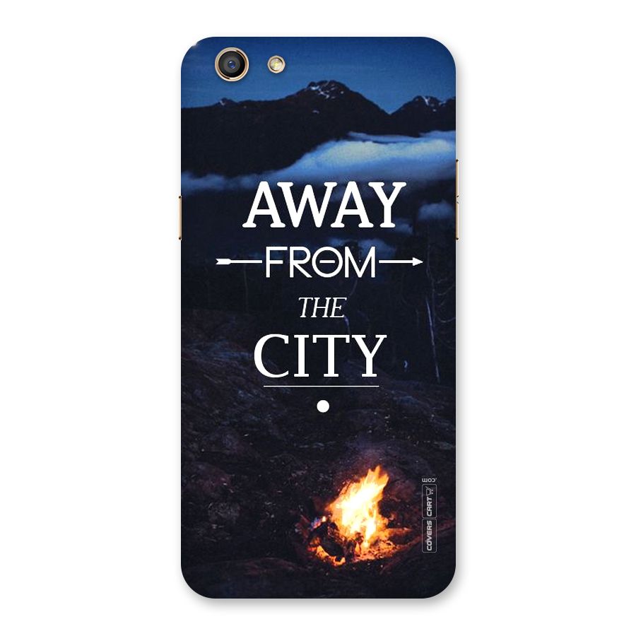Away From City Back Case for Oppo F3