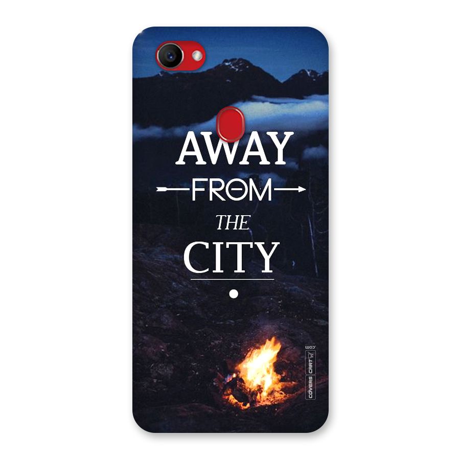 Away From City Back Case for Oppo F7