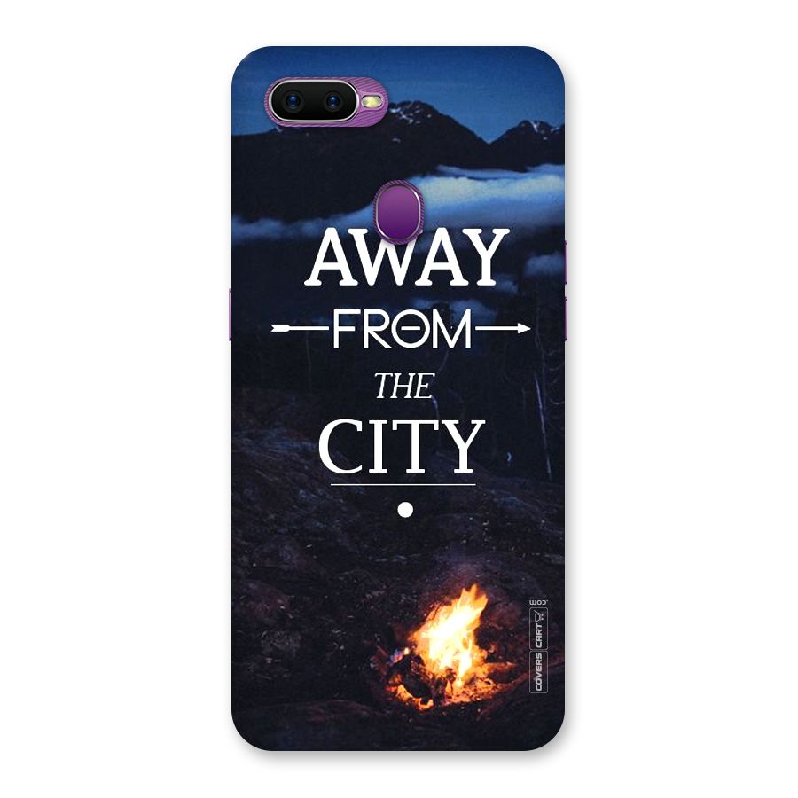 Away From City Back Case for Oppo F9