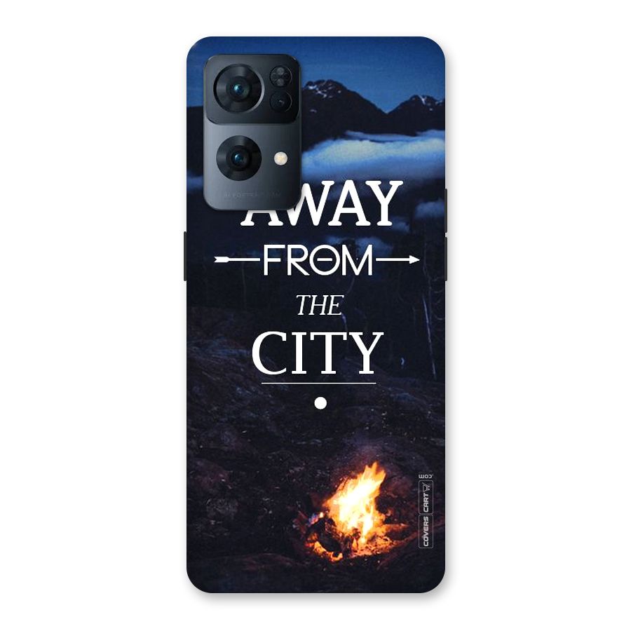 Away From City Back Case for Oppo Reno7 Pro 5G