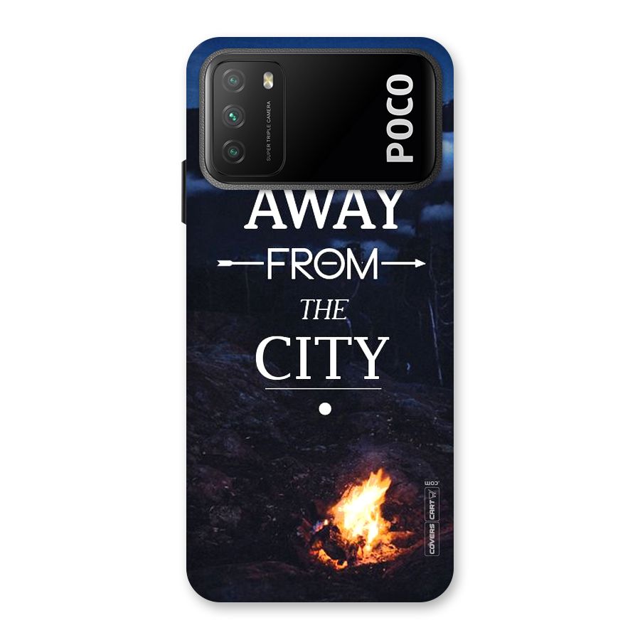 Away From City Back Case for Poco M3