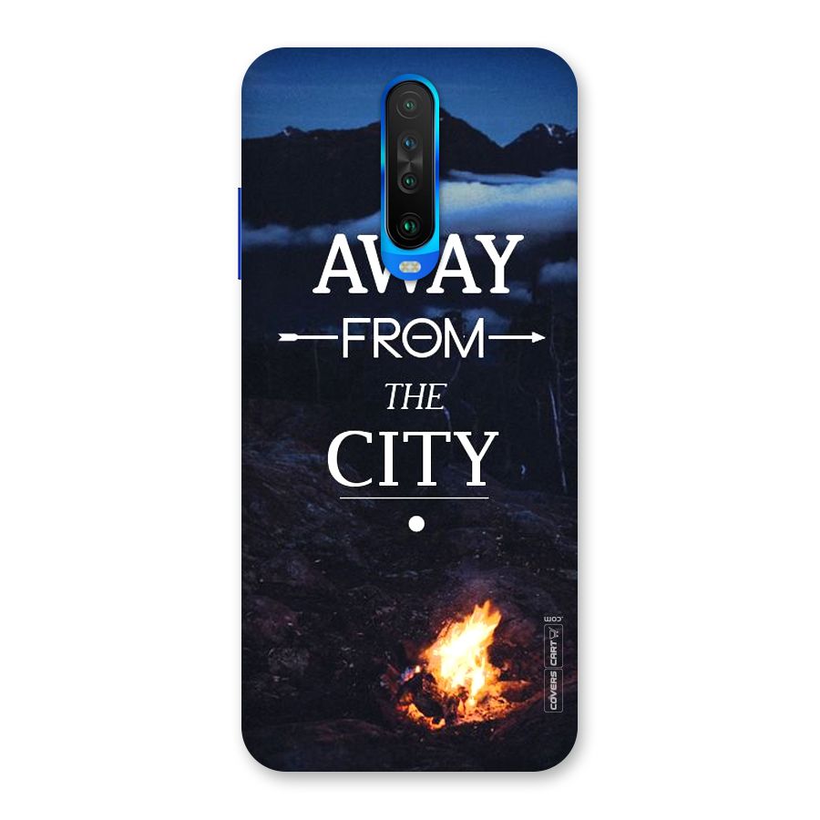 Away From City Back Case for Poco X2
