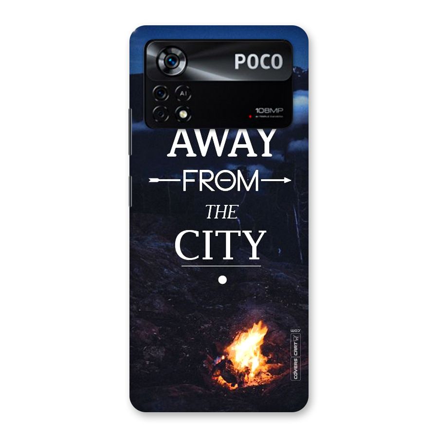 Away From City Back Case for Poco X4 Pro 5G