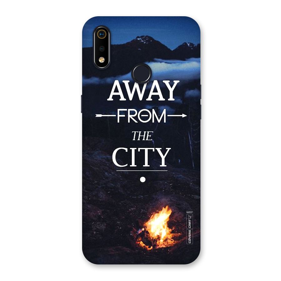 Away From City Back Case for Realme 3i