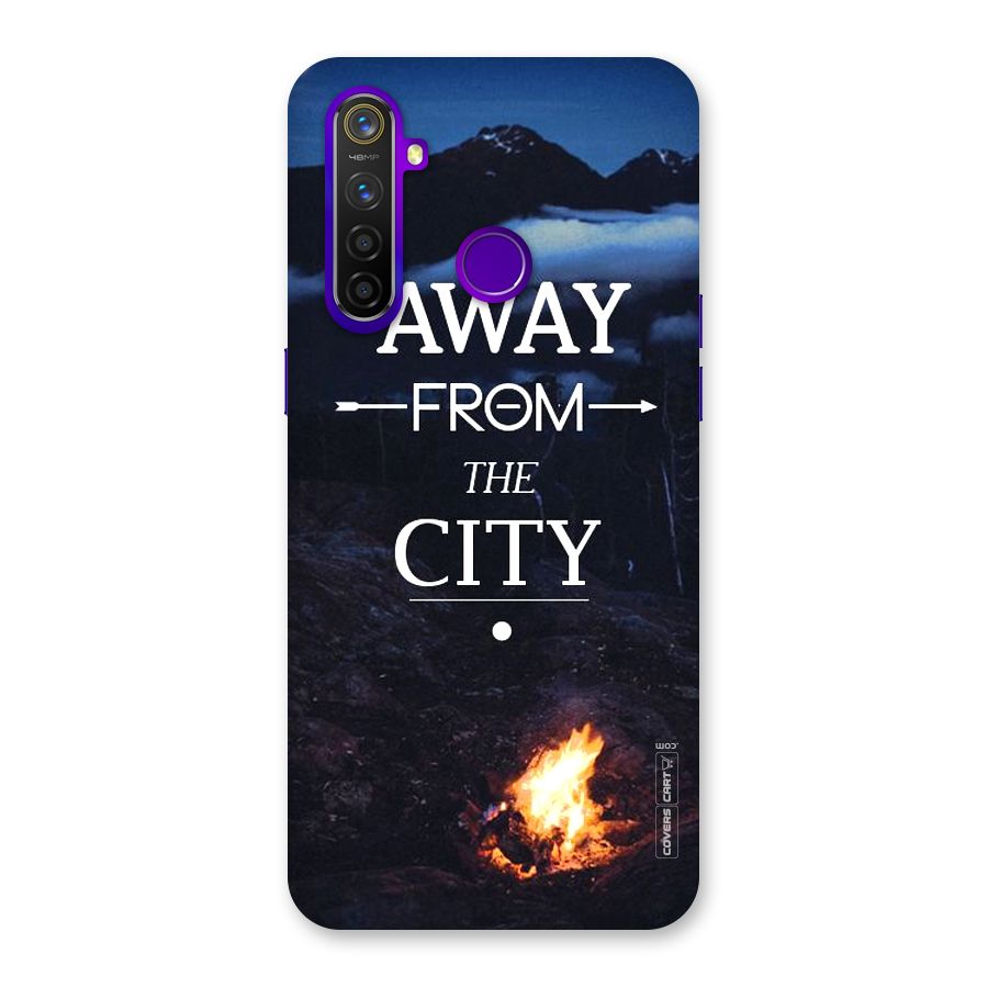 Away From City Back Case for Realme 5 Pro