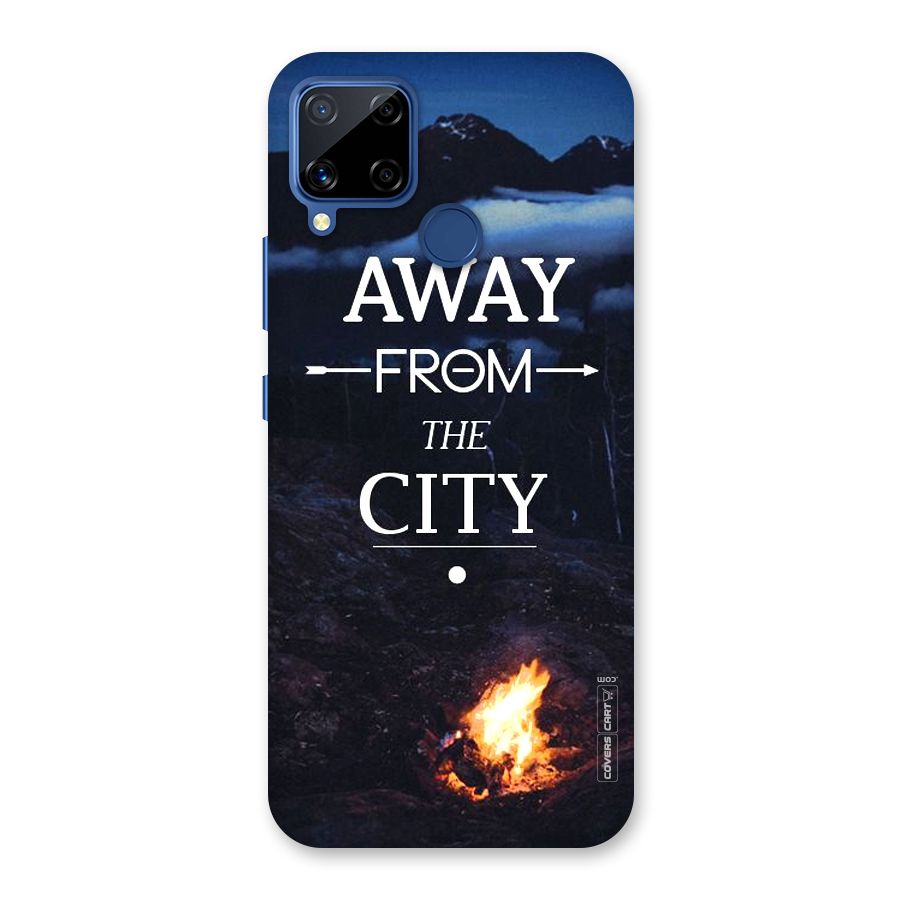 Away From City Back Case for Realme C15