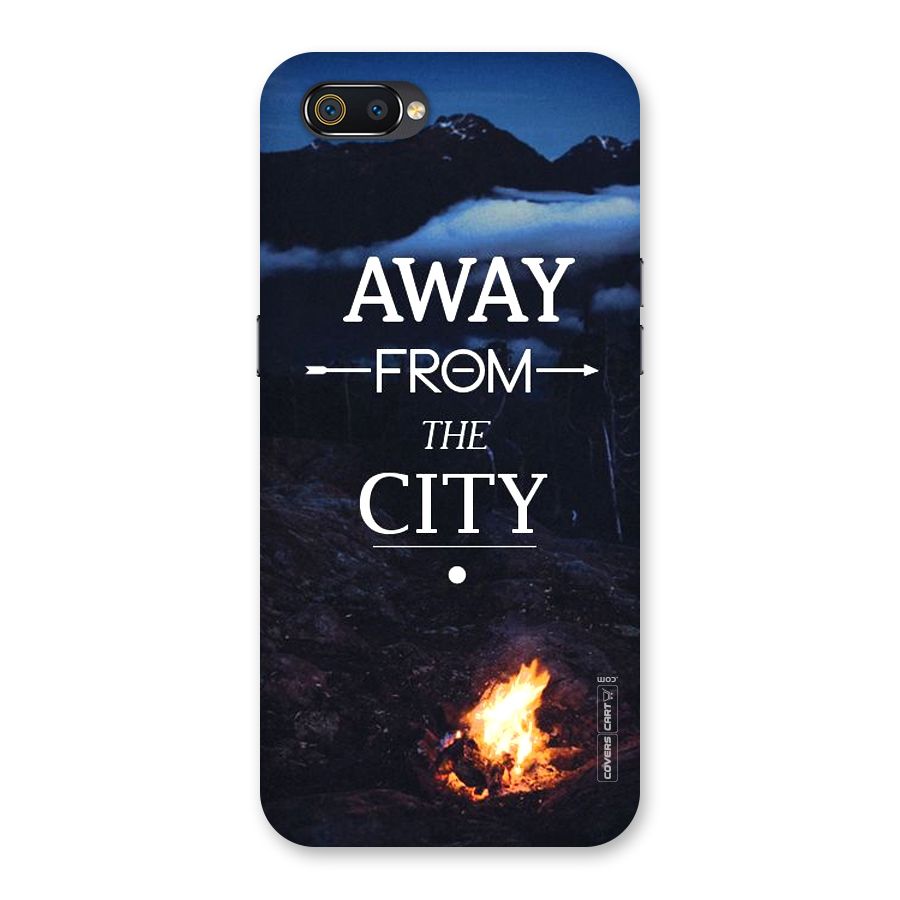 Away From City Back Case for Realme C2