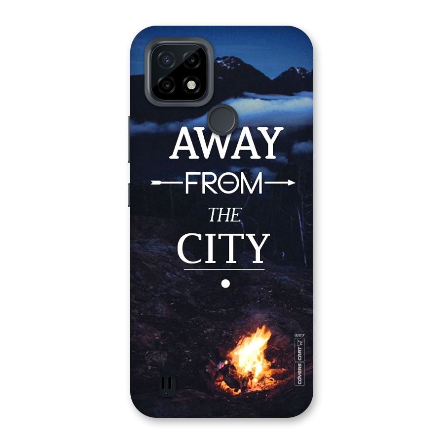Away From City Back Case for Realme C21