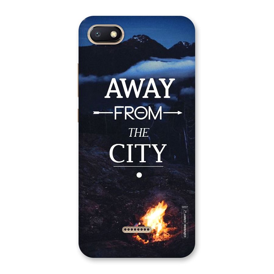 Away From City Back Case for Redmi 6A