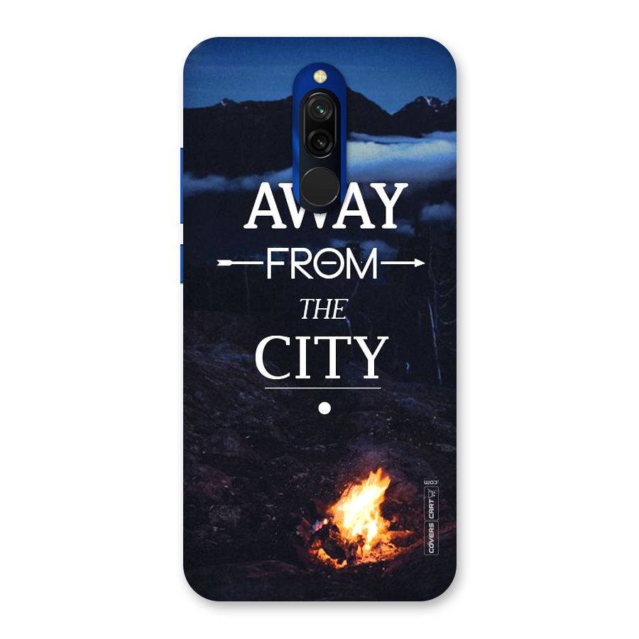 Away From City Back Case for Redmi 8