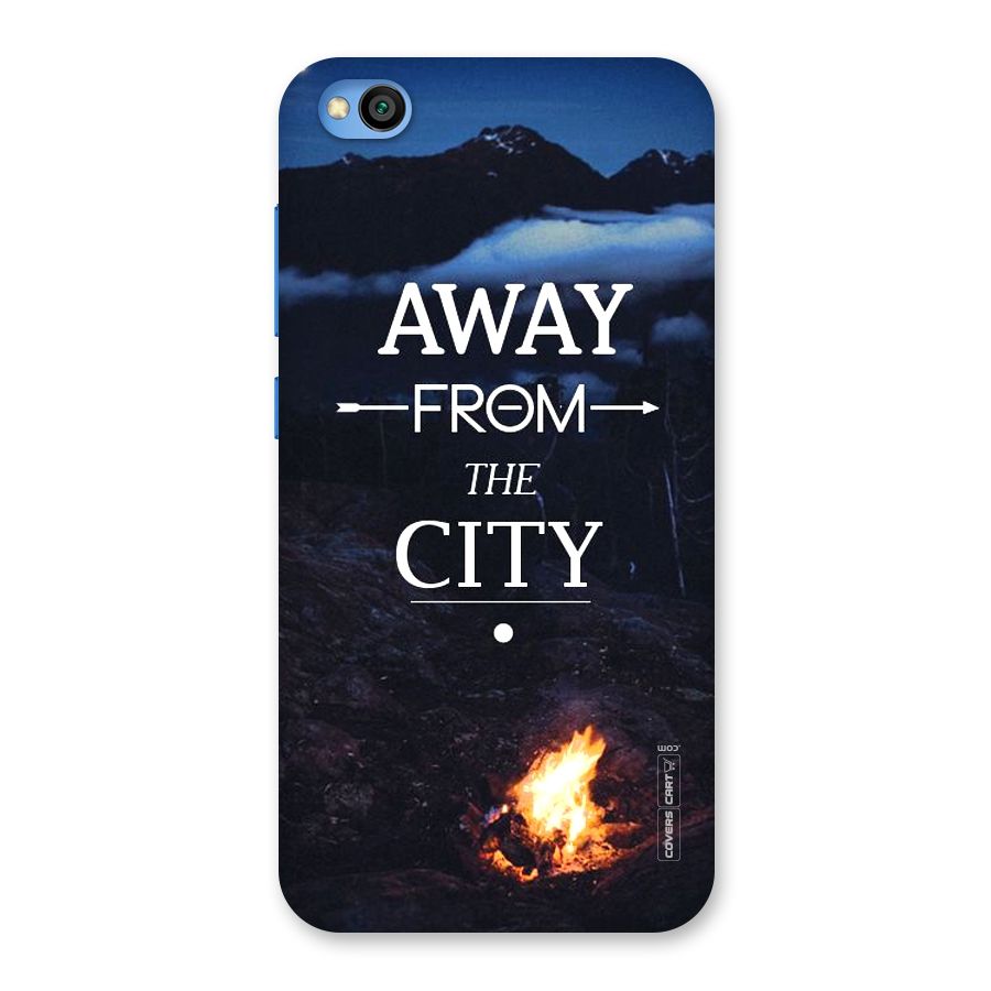 Away From City Back Case for Redmi Go