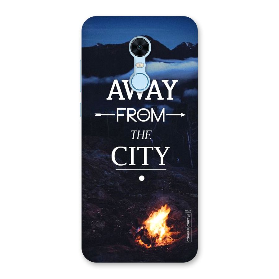 Away From City Back Case for Redmi Note 5