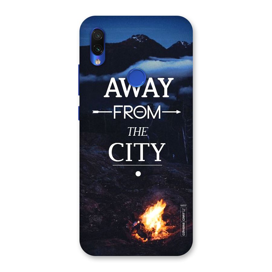 Away From City Back Case for Redmi Note 7S