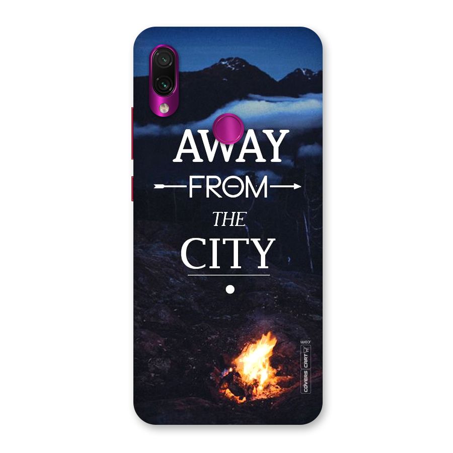 Away From City Back Case for Redmi Note 7 Pro
