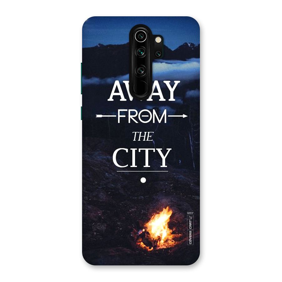 Away From City Back Case for Redmi Note 8 Pro