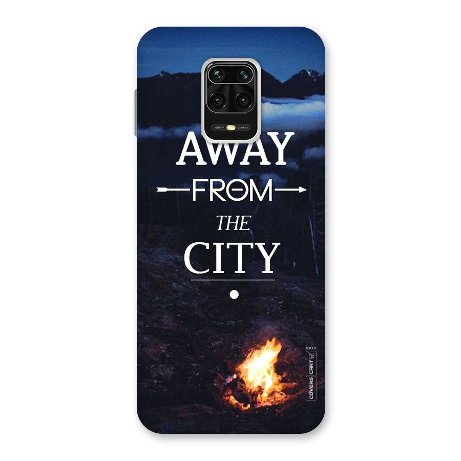 Away From City Back Case for Redmi Note 9 Pro Max