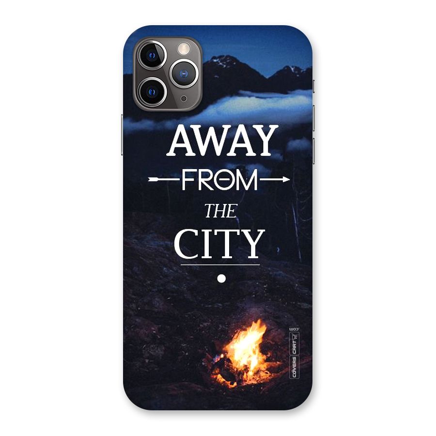 Away From City Back Case for iPhone 11 Pro Max