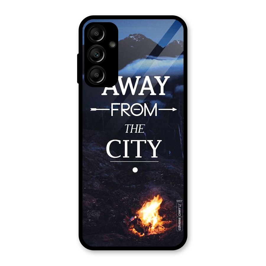 Away From City Glass Back Case for Galaxy A14 5G
