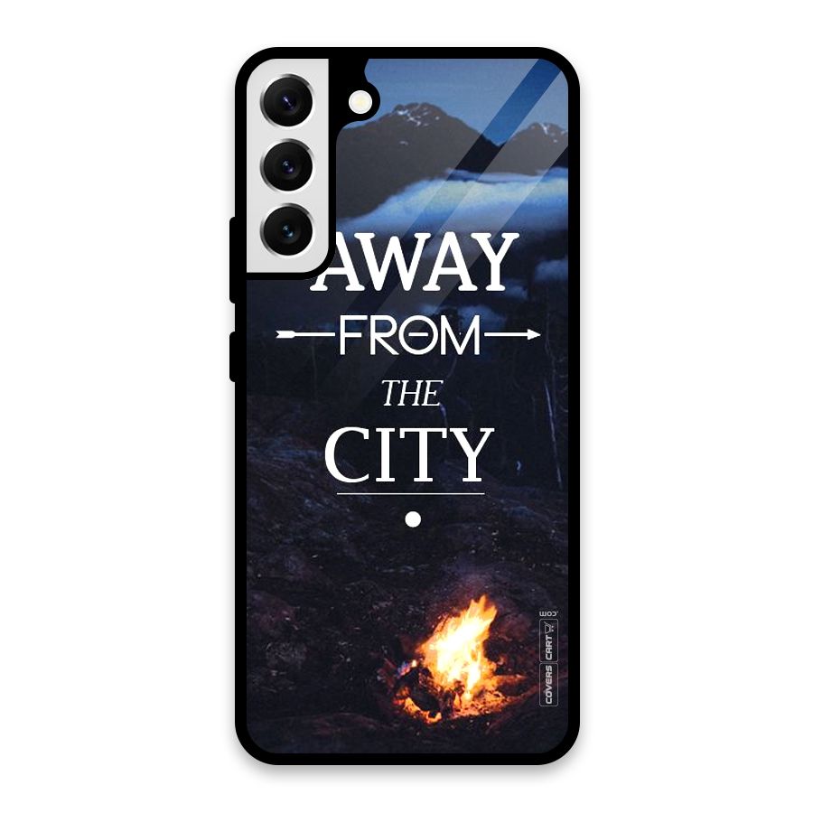 Away From City Glass Back Case for Galaxy S22 Plus 5G