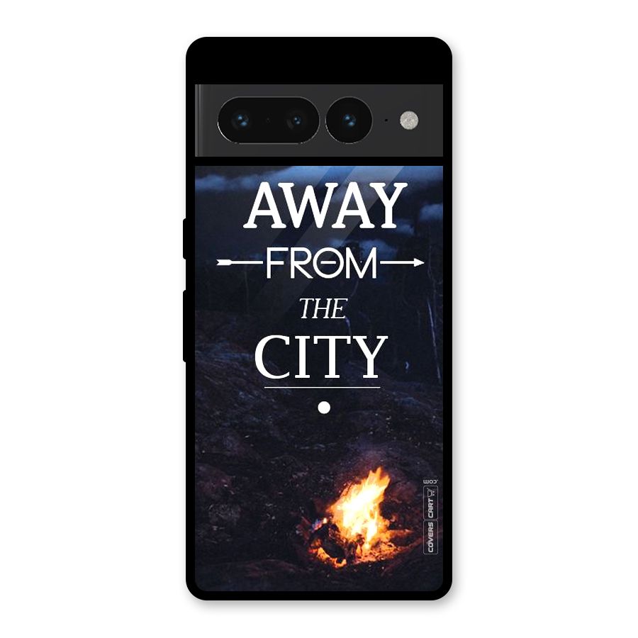 Away From City Glass Back Case for Google Pixel 7 Pro