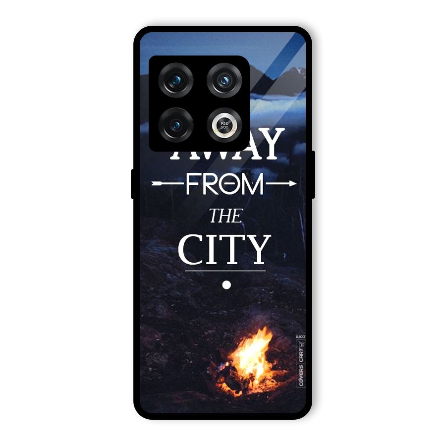 Away From City Glass Back Case for OnePlus 10 Pro 5G