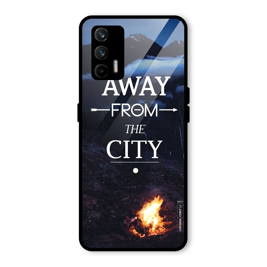 Away From City Glass Back Case for Realme GT 5G
