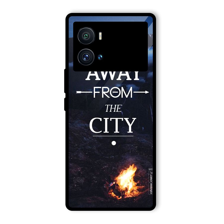 Away From City Glass Back Case for Vivo iQOO 9 Pro