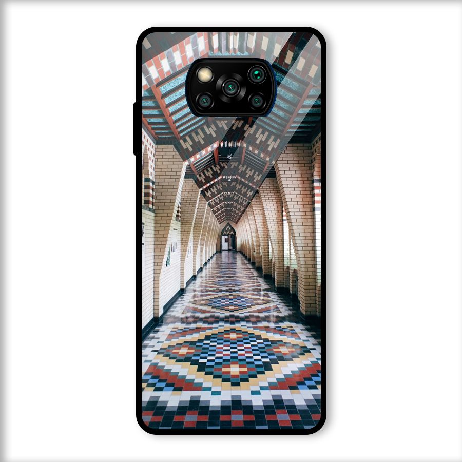 Awesome Architecture Glass Back Case for Poco X3