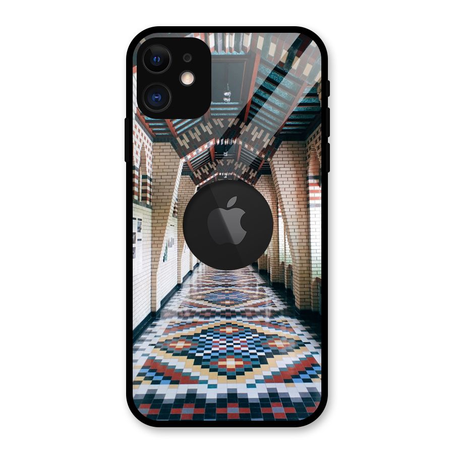 Awesome Architecture Glass Back Case for iPhone 11 Logo Cut