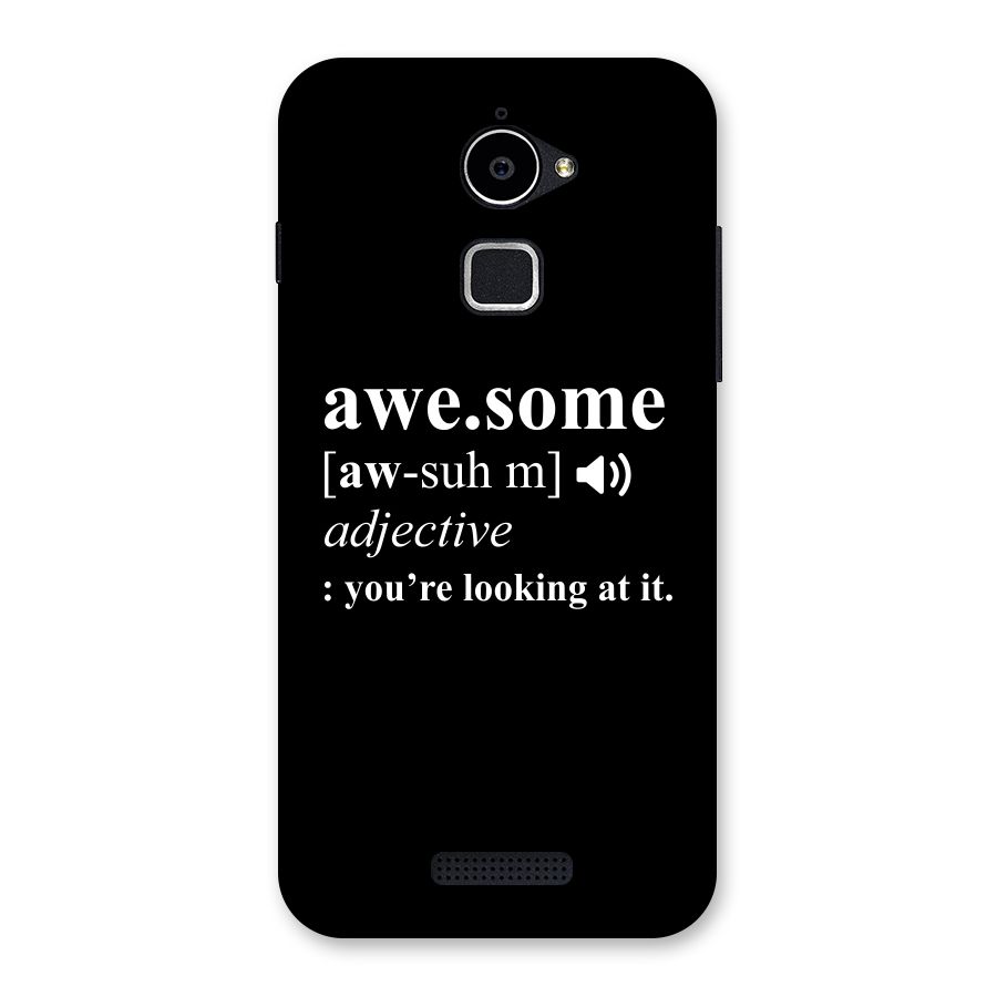 Awesome Looking at it Back Case for Coolpad Note 3 Lite